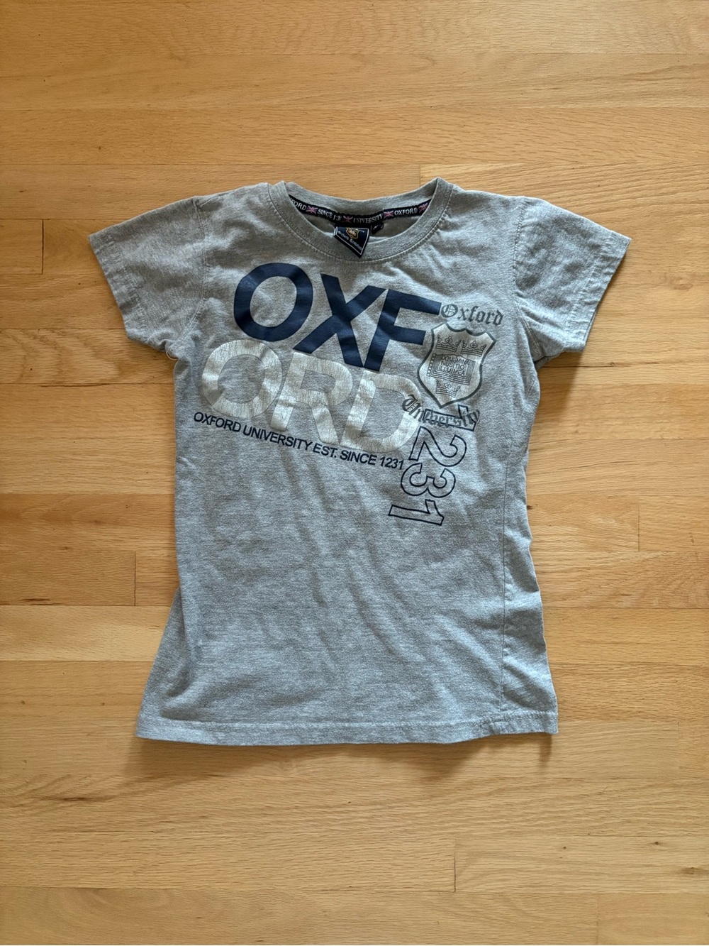 Oxford Grey Graphic Tee